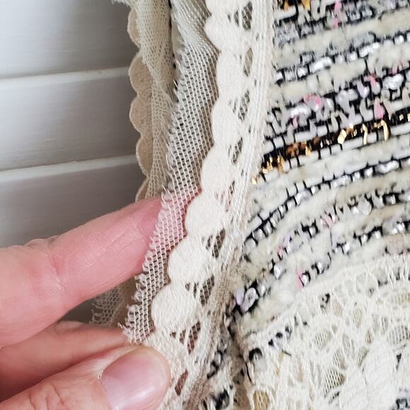 Luisa Beccaria Women's Italian Form-Fitted Designer Dress Size 10 - Picture 6 of 11